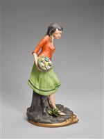 藏品(義大利女孩/花籃)的圖片