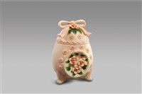 藏品(蛋形花飾盒/粉紅)的圖片