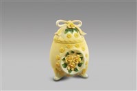 藏品(蛋形花飾盒/黃色)的圖片