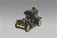 藏品(酒瓶系列：黑色小古董車)的圖片