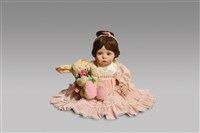 藏品(活動娃娃/淡粉紅小洋裝)的圖片