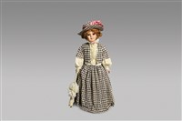 藏品(外出仕女/格子騎馬服(持傘))的圖片