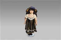 藏品(鄉村姑娘：戴帽/直條紋洋裝)的圖片