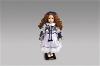 藏品(鄉村姑娘：白色綢緞洋裝)的圖片