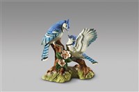 藏品(雙鳥佇立系列：雙青雀)的圖片