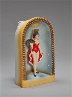 藏品(酒瓶系列：康康舞女郎/單手扇持)的圖片