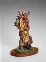 藏品(美國印地安巫師雕像)的圖片