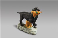 藏品(酒瓶系列：黑色拉布拉多獵犬/叼雉雞)的圖片