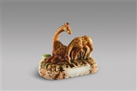 藏品(酒瓶系列：動物親子/長頸鹿)的圖片