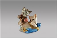 藏品(雙貓/毛線)的圖片