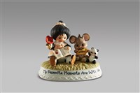 藏品(女&鼠/看書)的圖片