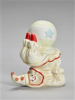 藏品(雜耍以腳轉球小丑)的圖片