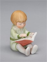 藏品(男坐/看書)的圖片