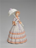 藏品(維多利亞宮廷仕女持傘)的圖片