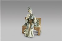 藏品(中國侍女/扇持)的圖片