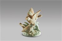 藏品(粽色的母子鳥)的圖片