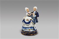 藏品(藍彩雙人組/環抱跳舞(音))的圖片