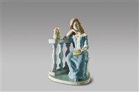 藏品(陽台沈思少女)的圖片