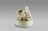 藏品(母狗與小狗群(音))的圖片