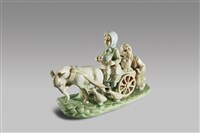 藏品(老農夫婦推馬車)的圖片