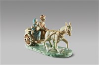 藏品(老農夫婦坐馬車)的圖片