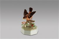 藏品(展翅麻雀/和頌(八邊型台、音))的圖片