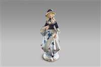 藏品(歐洲鄉村女孩)的圖片