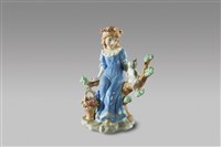 藏品(坐樹女孩與貓)的圖片