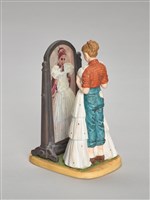 藏品(少女照鏡子試新裝)的圖片