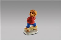 藏品(卡通熊系列：子/溜滑板)的圖片