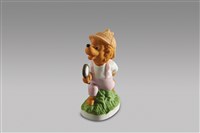 藏品(卡通熊系列：女/放大鏡)的圖片