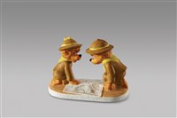 藏品(卡通熊系列：子&女/偵察兵)的圖片