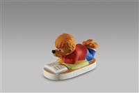 藏品(卡通熊系列：子/看書)的圖片