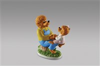 藏品(卡通熊系列：父女/膝上坐)的圖片