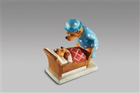 藏品(卡通熊系列：母女/床)的圖片