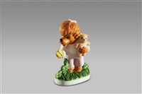 藏品(卡通熊系列：女/抱熊&持蝶)的圖片