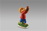 藏品(卡通熊系列：子/橄欖球)的圖片