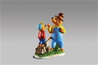 藏品(卡通熊系列：父子/砍柴)的圖片