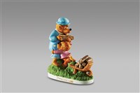 藏品(卡通熊系列：女抱母腿/木柴)的圖片