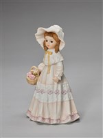 藏品(洋娃娃系列：花籃/褐髮)的圖片