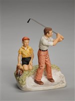 藏品(父子一起打高爾夫球)的圖片