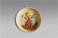 藏品(皿/魚、舉麵包)的圖片