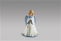 藏品(釉下彩/藍色領天使(音))的圖片