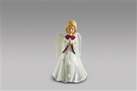 藏品(釉下彩/紫色領天使(音))的圖片