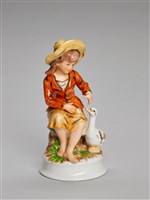 藏品(小女孩與白小鴨)的圖片