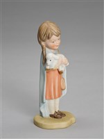 藏品(雀斑小孩系列：女/抱羊)的圖片