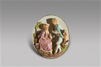 藏品(男女壁掛：男右/女粉紅服)的圖片