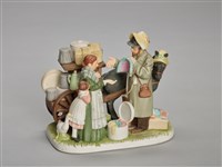 藏品(攤販與顧客作買賣)的圖片