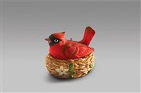 藏品(紅雀/鳥巢（吊飾）)的圖片