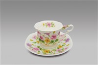 藏品(三色花/咖啡杯皿)的圖片